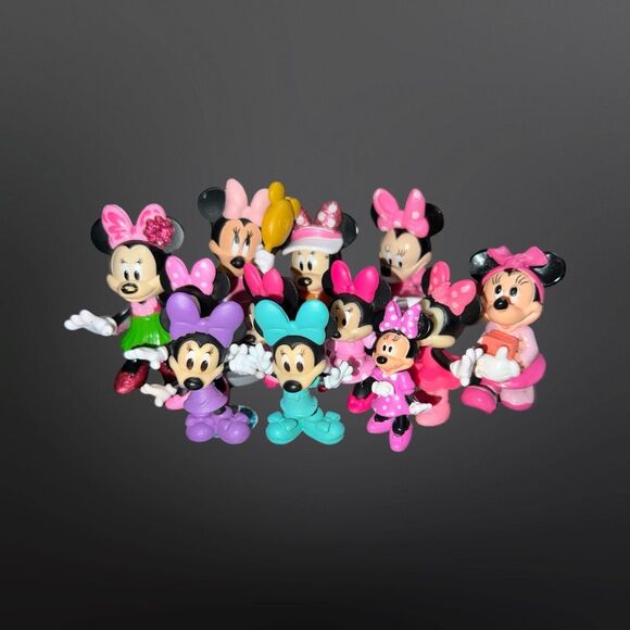 Lot of 29 Disney Figures Minnie Micky Dumbo Pluto Goofy Donald Clarabell 1-2" B2 - Picture 2 of 11